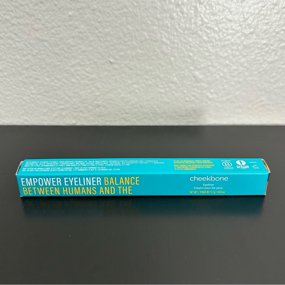 Cheekbone Beauty Empower Eyeliner Pencil Raven Black Smooth Intense NEW in Box